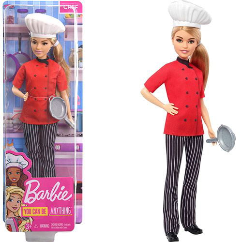Barbie You Can Be Anything Chef Doll Mattel Fxn99 for sale online